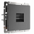 Веркель Розетка Ethernet RJ-45 (графит рифленый)